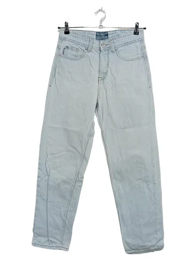Cropp Denim Jeans Wide Fit Damen W28/32 Hellblau Loose Baumwolle