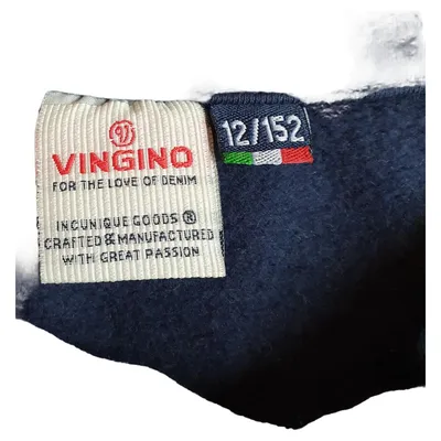 Vingino Sweatshirt Kinder Gr. 152 Blau Streetwear Colorblock Langarm