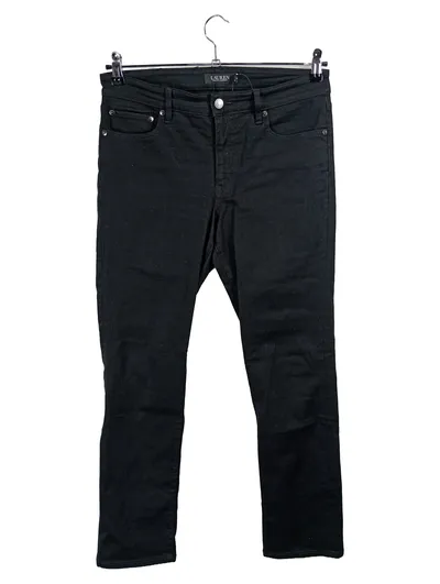 Lauren Ralph Lauren Damen Jeans Straight Leg Schwarz Gr. 29 W29
