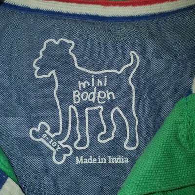 Mini Boden Poloshirt Kinder Gr. 140-146 Grün Kurzarm Piqué