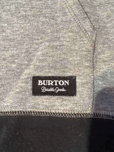 Burton Durable Goods Sweatjacke Hoodie Damen Gr. S Grau Reißverschluss
