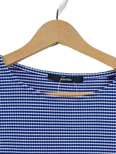 someday Damen Bluse Gr. 38 Blau Gestreift Rüschen Ärmel Feminin