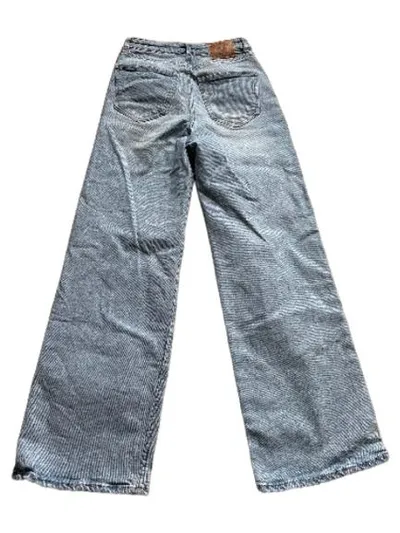 ONLY Damen Jeans Wide Fit Weite Beine Hellblau Größe 34 W26