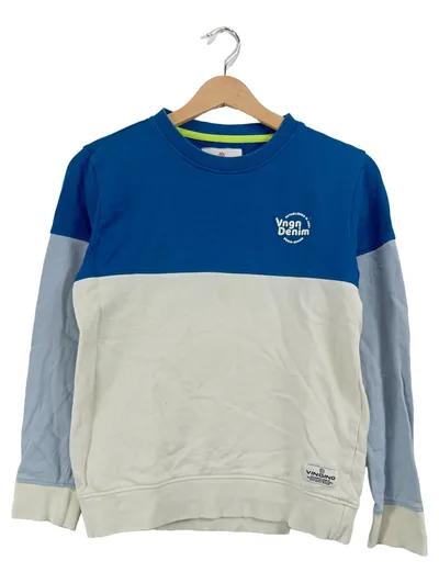 Vingino Sweatshirt Jungen Gr. 152 Blau Weiß Colorblock Vngn Denim