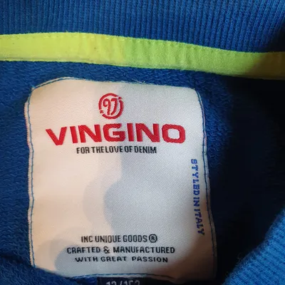 Vingino Sweatshirt Jungen Gr. 152 Blau Weiß Colorblock Vngn Denim
