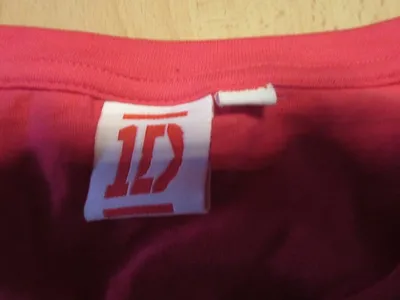 1D One Direction Langarmshirt Mädchen Gr. 158/164 Pink Fanshirt