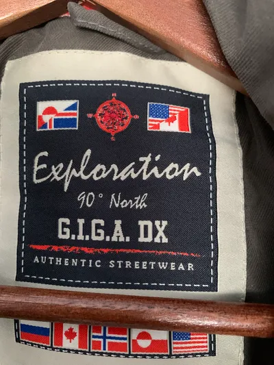 G.I.G.A. DX Herren Outdoorjacke Parka Gr. 44 XXL Grau Exploration
