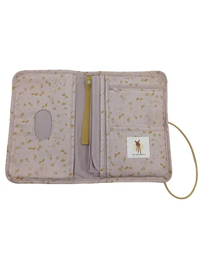 Lässig Wickeltasche Organizer Rosa Blumenmuster Reißverschluss Babytasche