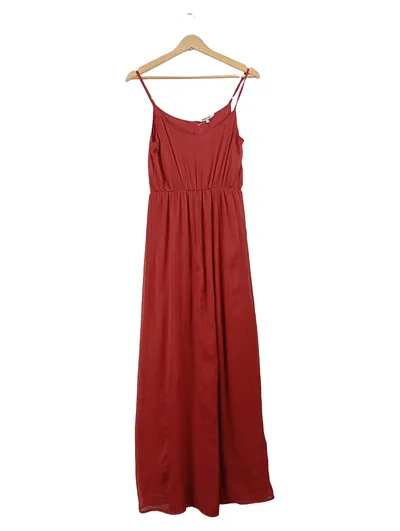 ABOUT YOU Maxikleid Damen Gr. 34 Rot Sommerkleid Träger Maxi