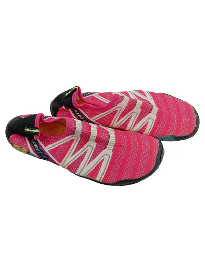 Badeschuhe Damen Wasserschuhe Pink Sportlich Slip-On Größe 38