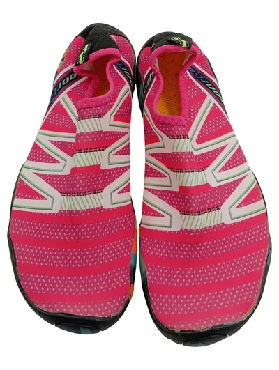 Badeschuhe Damen Wasserschuhe Pink Sportlich Slip-On Größe 38