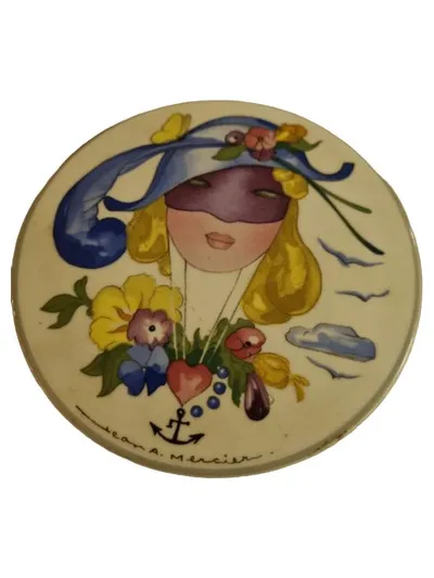 Villeroy & Boch Le Ballon Dekodose Porzellan Mädchen Vintage Beige 12cm