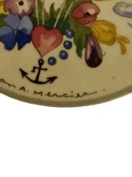 Villeroy & Boch Le Ballon Dekodose Porzellan Mädchen Vintage Beige 12cm