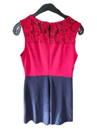 ABOUT YOU Cocktailkleid Damen Gr. 38;M Mehrfarbig Elegant Spitze 2