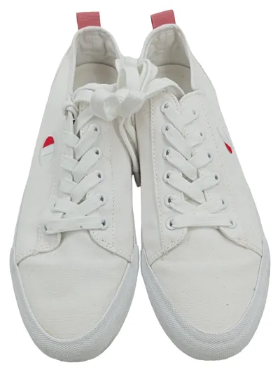 Champion Sneaker Low Damen Größe 40 Weiß Canvas Sportschuhe