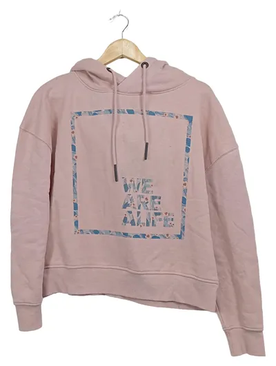 Alife and Kickin Damen Hoodie Kapuzenpullover Rosa Gr. XS