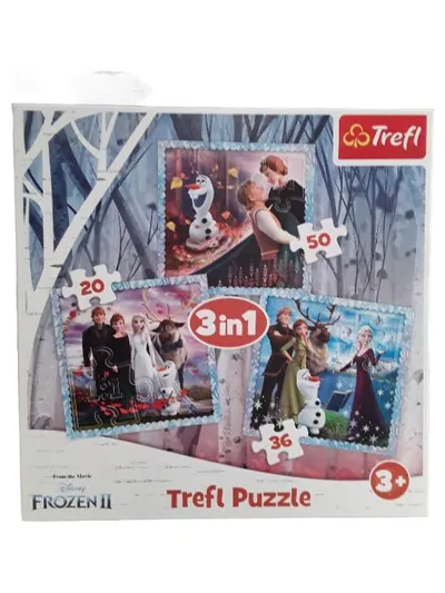 Trefl Puzzle 3 in 1 Disney Die Eiskönigin Frozen 2 Kinderpuzzle 20 36 50 Teile