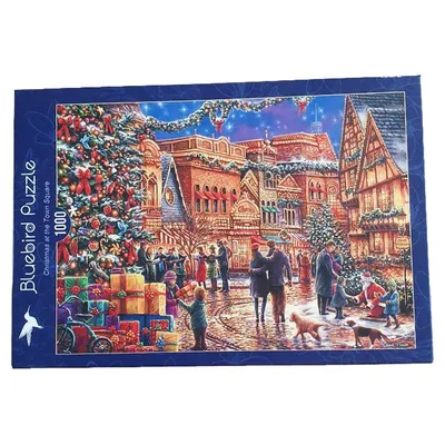 Bluebird Puzzle Christmas at the Town Square 1000 Teile Weihnachten
