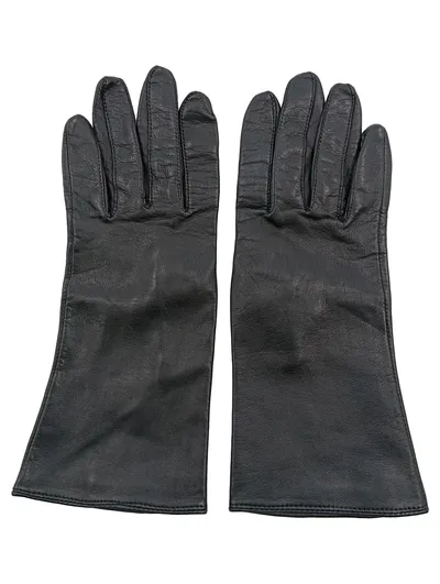 Roeckl Lederhandschuhe Damen Größe S Schwarz Klassisch Ungefüttert