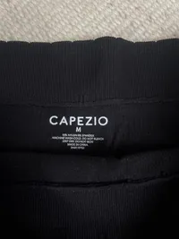 Capezio Kinder Tanz-Shorts Ballettshorts Gr. M Schwarz Rippstrick 2