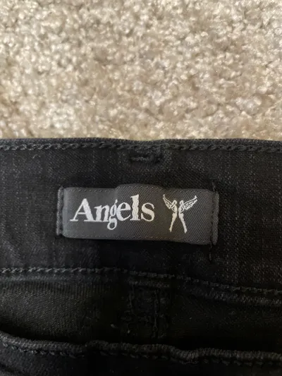 ANGELS Slim Fit Jeans Damen Größe 40 Schwarz Stretch W31
