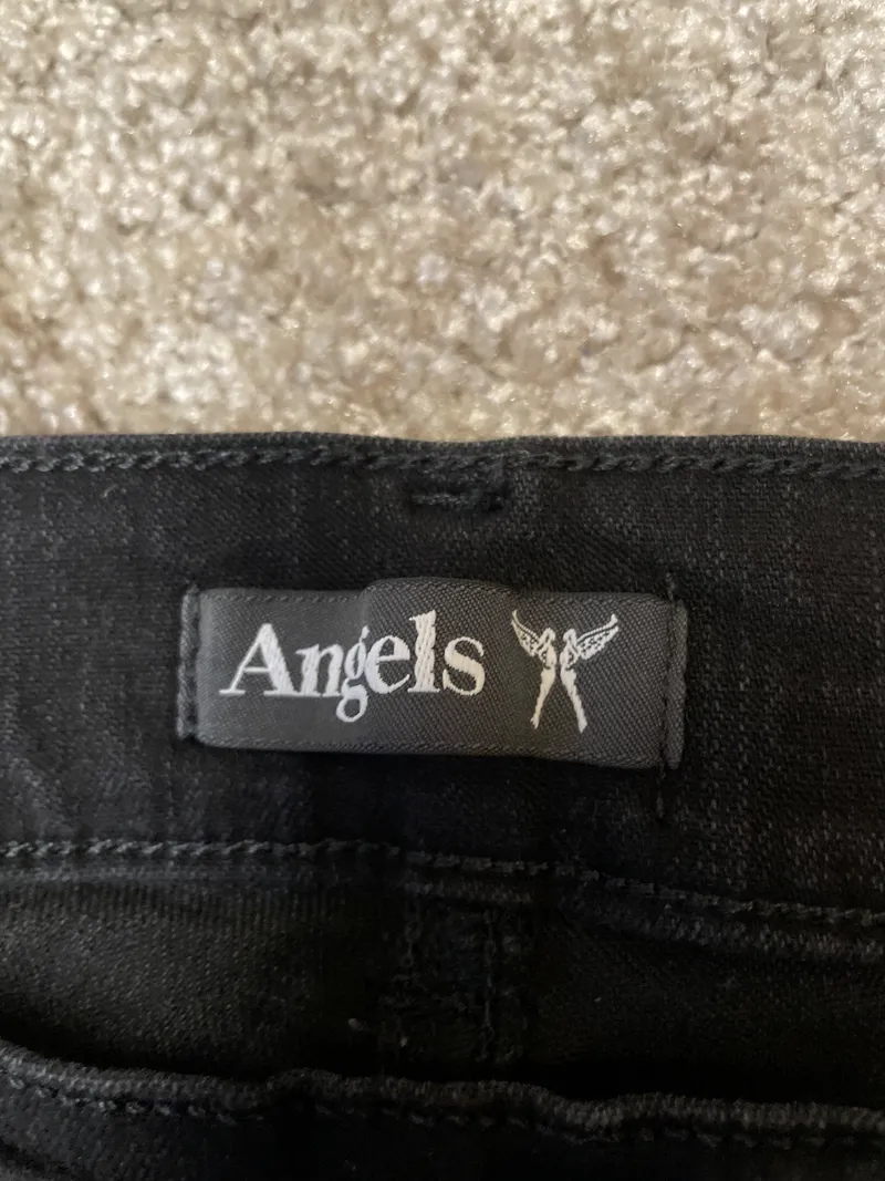 ANGELS Slim Fit Jeans Damen Größe 40 Schwarz Stretch W31 2