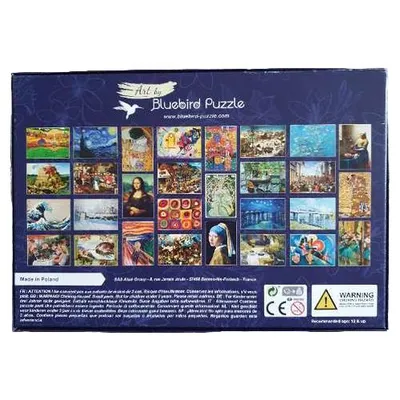 Bluebird Puzzle 1000 Teile Face Art Portrait of Woman Gesichtsbemalung