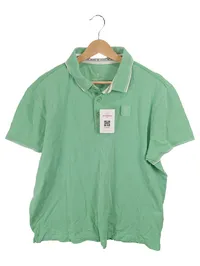 DELMAO Poloshirt Herren Gr. XL Grün Kurzarm Piqué Casual 1