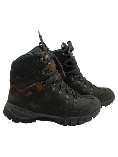 Meindl Damen Wanderschuhe Gore-Tex Outdoorschuhe Gr. 37 Braun Leder
