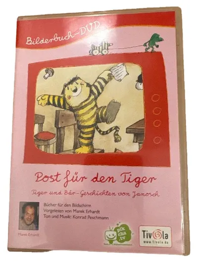 Post für den Tiger Janosch Bilderbuch-DVD Tivola Kinderfilm