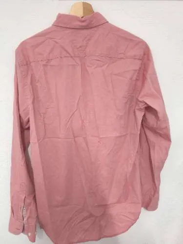 Tommy Hilfiger Hemd Herren M Rosa Freizeithemd Regular Fit Baumwolle 2