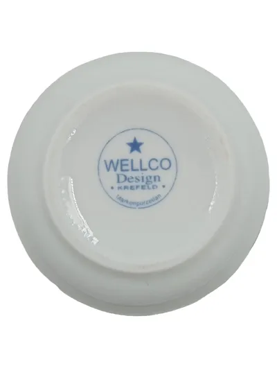 Wellco Zwiebelmuster Schale Porzellan Blau Weiß Müslischale 750ml