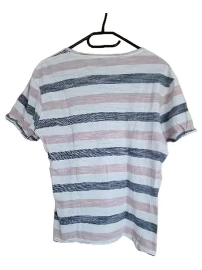 Blend Herren T-Shirt Gestreift Mehrfarbig Größe S Kurzarm Casual