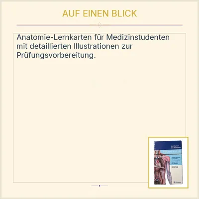PROMETHEUS Lernkarten der Anatomie Thieme Schünke Schulte Schumacher