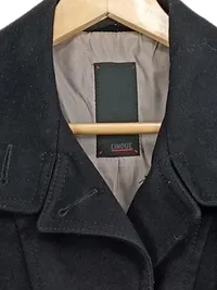 CINQUE Damen Wollmantel Kurzmantel Gr. 38 Schwarz Klassisch 3