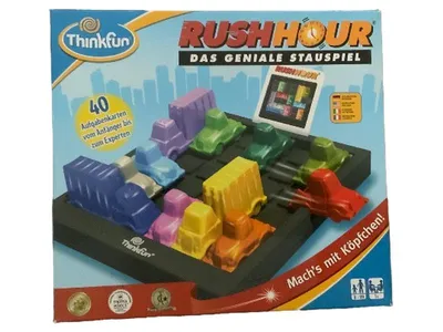 ThinkFun Rush Hour Das geniale Stauspiel Logikspiel Geduldspiel ab 8 Jahre
