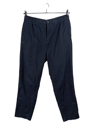 GABBA Herren Stoffhose Chino Hose Blau Größe M W32 Casual Elastikbund
