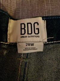 BDG Urban Outfitters Jeans Shorts Herren W28 Blau Baggy Denim 3