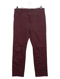 ANGELS Stoffhose Damen Größe 46 Bordeaux Rot 5-Pocket Casual Hose 1