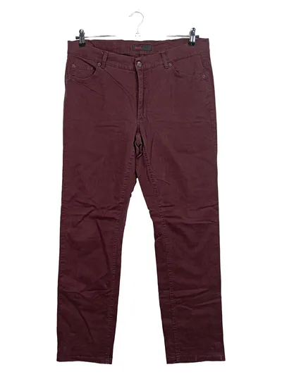 ANGELS Stoffhose Damen Größe 46 Bordeaux Rot 5-Pocket Casual Hose
