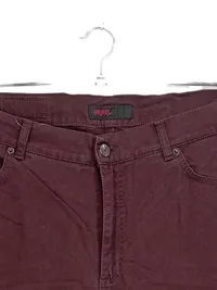 ANGELS Stoffhose Damen Größe 46 Bordeaux Rot 5-Pocket Casual Hose 2