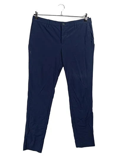Alberto Herren Stoffhose Slim Fit W33 Navy Blau Chino Business
