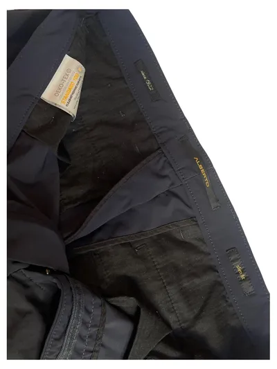 Alberto Herren Stoffhose Slim Fit W33 Navy Blau Chino Business
