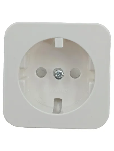 Merten 2744 Schuko Steckdose Aufputz Weiß 230V Unterputz Wandsteckdose