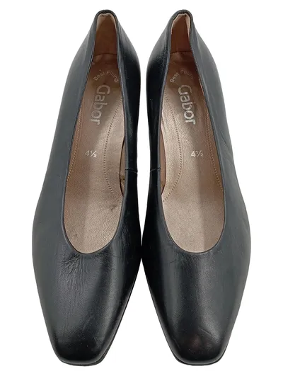 Gabor Best Fitting Pumps Damen Leder Schwarz Klassisch Gr. 37.5