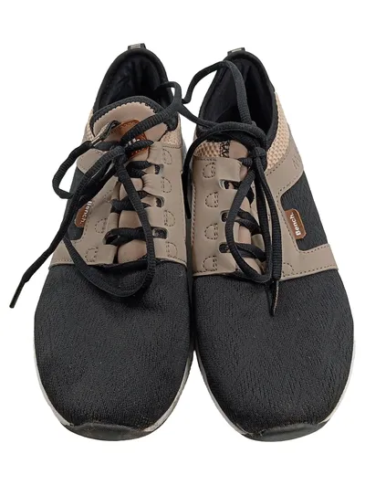 Bench. Damen Sneaker Low Turnschuhe Gr. 40 Schwarz Beige Sportschuhe