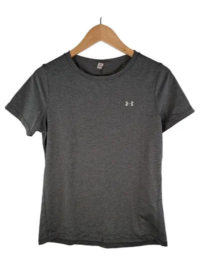 Under Armour Damen Sportshirt Funktionsshirt T-Shirt Grau Gr. S/F