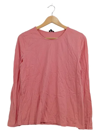 Via Cortesa Langarmshirt Damen Gr. S 36/38 Rosa Basic Baumwolle