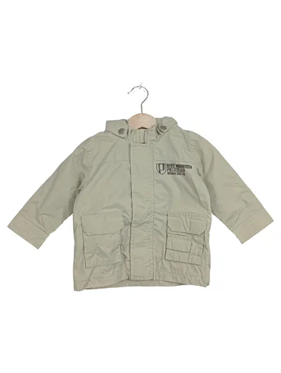 Impidimpi Kinder Leichte Jacke mit Kapuze Gr. 74/80 Beige Outdoor