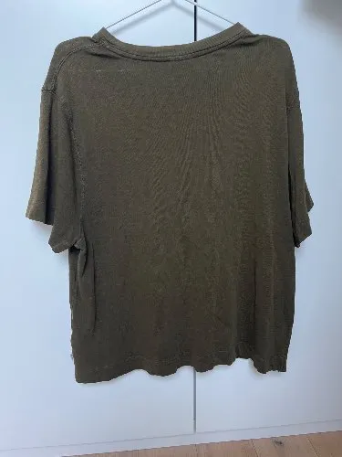 Marc O'Polo Denim Herren T-Shirt Brusttasche Oliv Gr. L Organic Cotton